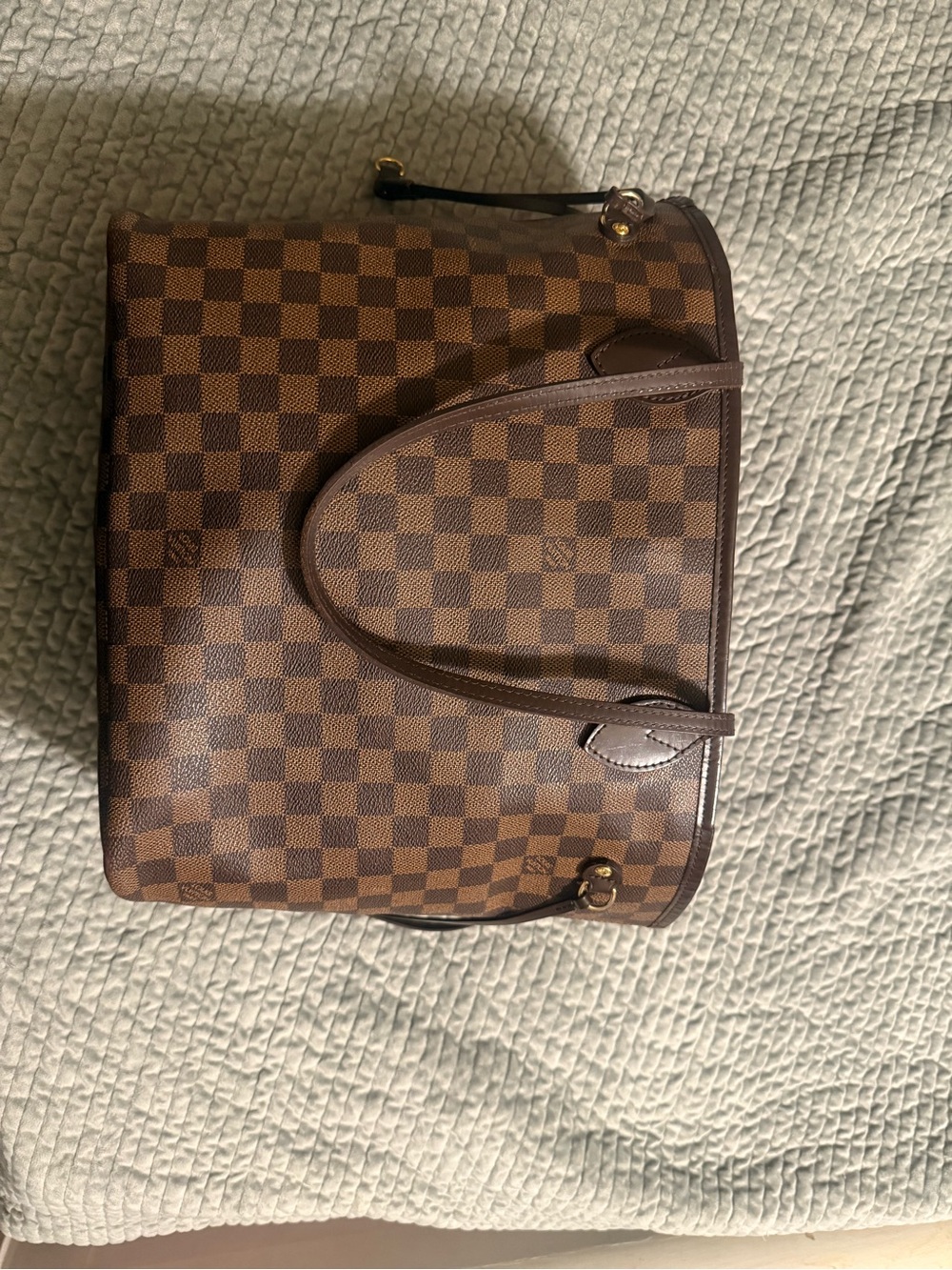 Louis Vuitton Brown Damier Canvas Tote